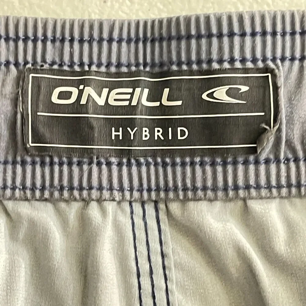 O'Neill Board Shorts Men XL Blue Hybrid Hyperdry‎ Tie Dye Stretch